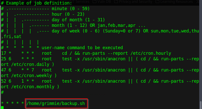 nmap result